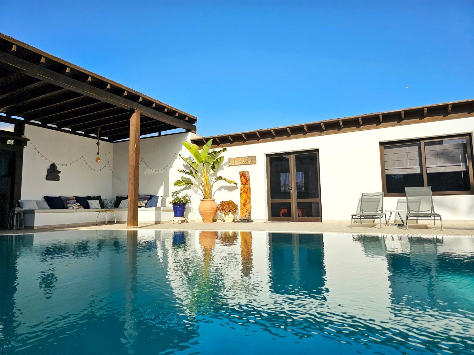 Villa Nazoly, Oasis De Tranquilidad Con Piscina Privada En El Corazon De Lanzarote Nazaret المظهر الخارجي الصورة